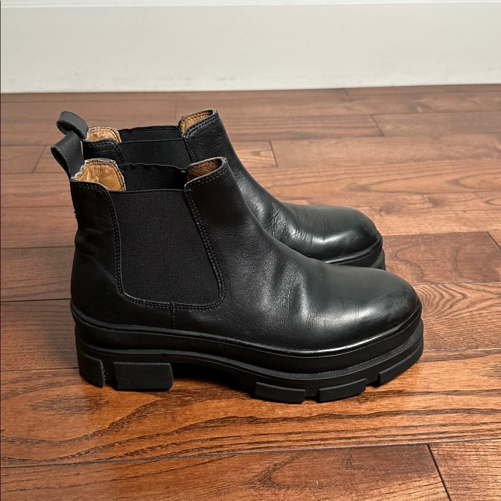 ICHI Women’s Jemma Leather Chelsea Ankle Boot - Picture 12 of 12